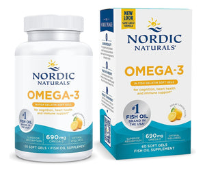 NORDIC NATURALS OMEGA-3 690 MG 60 SOFTGELS