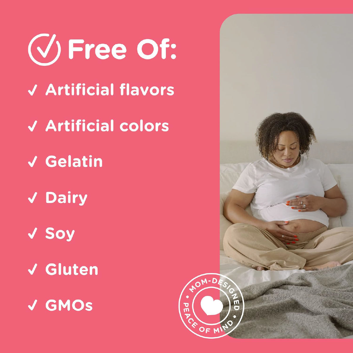 Mommy's Bliss Prenatal Multivitamínico con Hierro y Ácido Fólico Apoyo Desarrollo del Bebé Energía e Inmunidad Materna