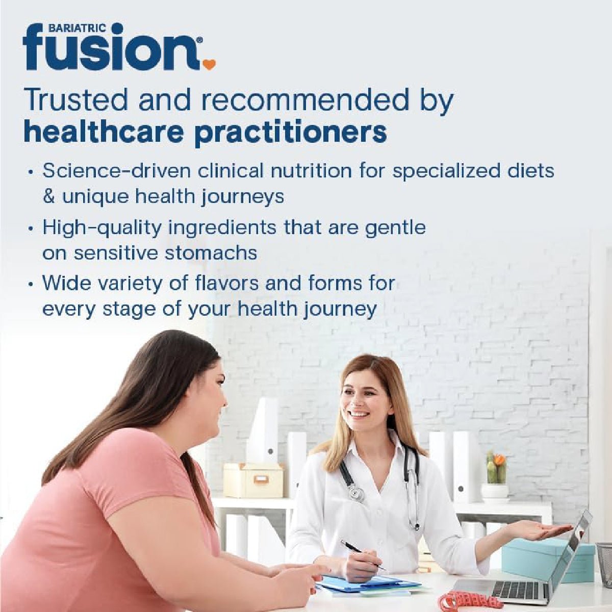 Bariatric Fusion Suplemento Alimenticio Alto en Proteína 932.4g sabor Fresa Plátano - Hi Vitamins