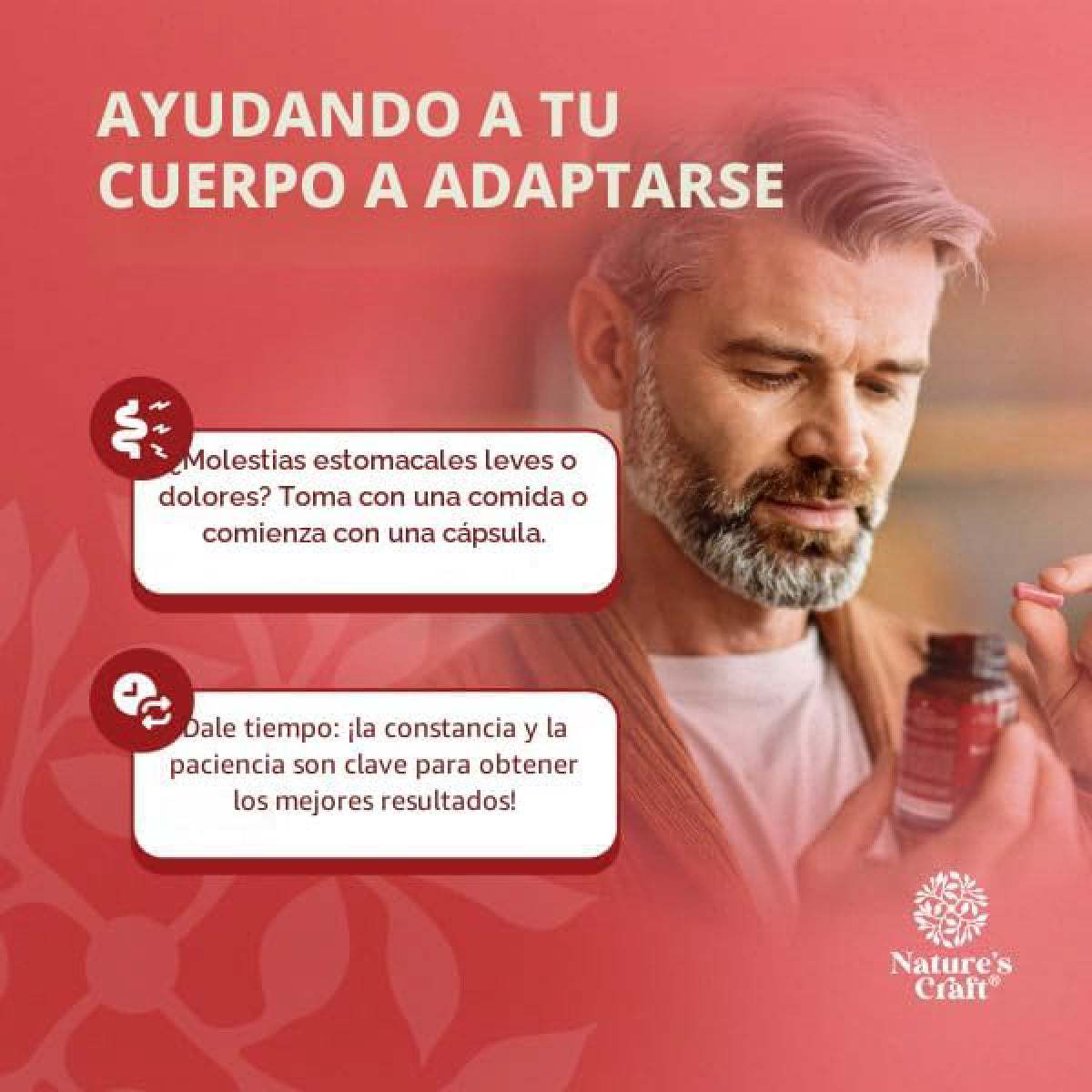 Natures Craft Arroz de Levadura Roja con CoQ10 120 Cápsulas Apoyo Colesterol, Salud Cardiovascular y Energía