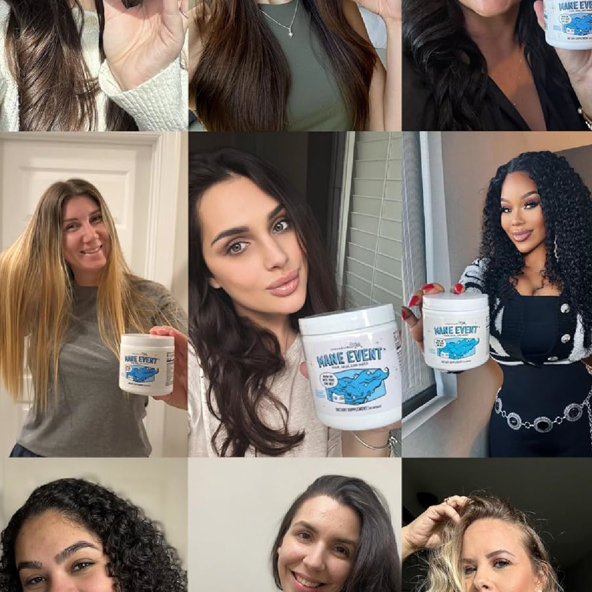 Legendairy Milk Mane Event Vitaminas Para Crecimiento Capilar Mujer 60 Cápsulas - Hi Vitamins