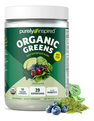 PURELY INSPIRED ORGANIC GREENS SUPERFOODS 244G