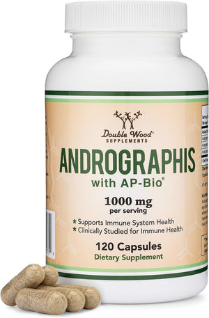 DOUBLE WOOD ANDROGRAPHIS 1,000 MG 120 CAPSULES