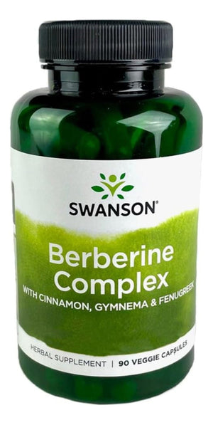 SWANSON BERBERINE COMPLEX WITH  CINNAMON GYMNEMA & FENUGREEK 90 CAPSULES