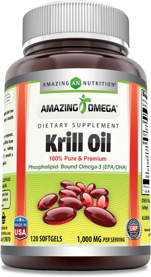 AMAZING FORMULAS OMEGA KRILL OIL 120 SOFTGELS