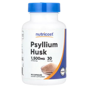 Nutricost Psyllium Husk 1,500 Mg 90 Capsules