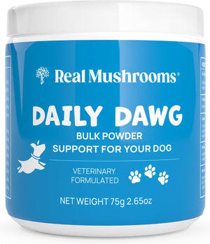 REAL MUSHROOMS DAILY DAWG POWDER FOR PETS 30 SERVING