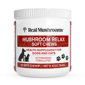 REAL MUSHROOMS MUSHROOM RELAX FOR PETS 60 CHEWS