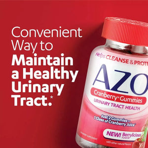 AZO CRANBERRY URINARY TRACT HEALTH 40 GUMMIES