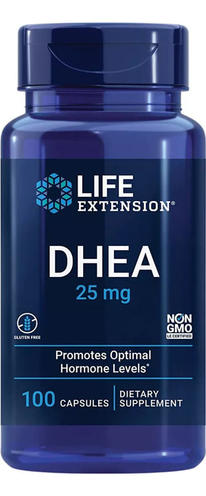 LIFE EXTENSION DHEA 25 MG 100 CAPSULES