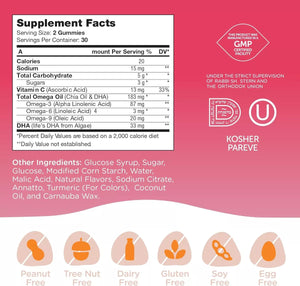 Zahler Chapter One Omega 3 60 Gummies