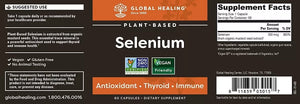 Global Healing SELENIUM 200 mcg 60 Cápsulas