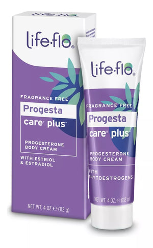 LIFE FLO PROGESTA CARE PLUS PROGESTERONE BODY CREAM 4 OZ 112 ML