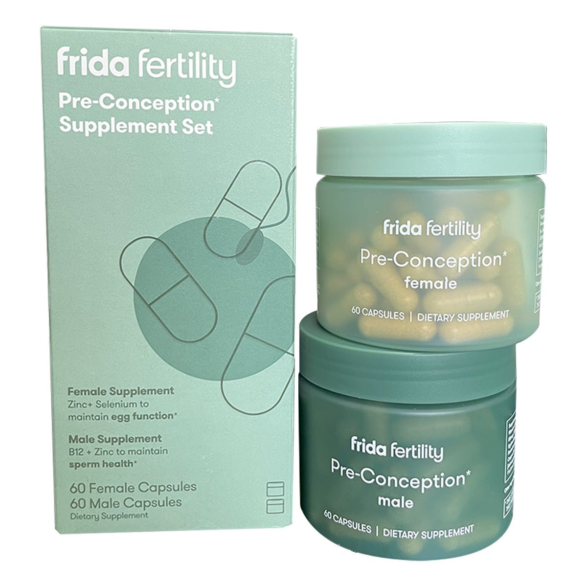 Pre - Conception para Hombre y Mujer Kit 60 Cápsulas (cada uno) - Hi Vitamins