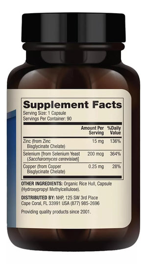 DR. MERCOLA ZINC PLUS SELENIUM 90 CAPSULES