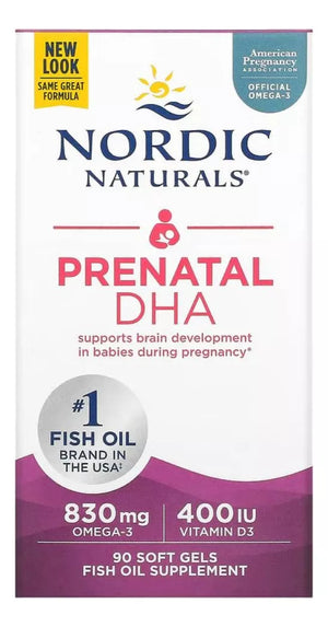 NORDIC NATURALS PRENATAL DHA 830MG 90 CAPSULES