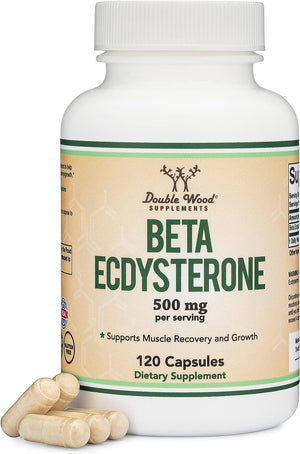 DOUBLE WOOD BETA ECDYSTERONE 500 MG 120 CAPSULES