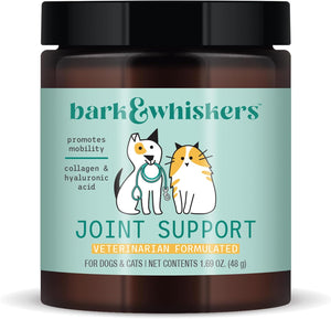 BARK & WHISKERS JOINT SUPPORT FOR DOGS & CATS 1.69 OZ 48 G