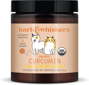 BARK & WHISKERS ORGANIC CURCUMIN DOGS & CATS 2.64 OZ 75 G