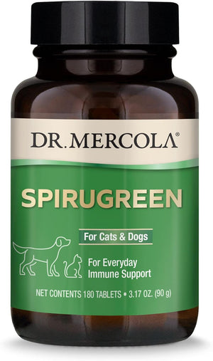 DR MERCOLA SPIRUGREEN FOR CATS & DOGS 180 TABLETS