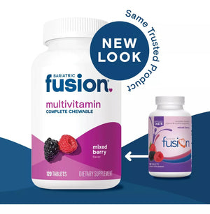 BARIATRIC FUSION® MIXED BERRY COMPLETE CHEWABLE 120 TABLETS