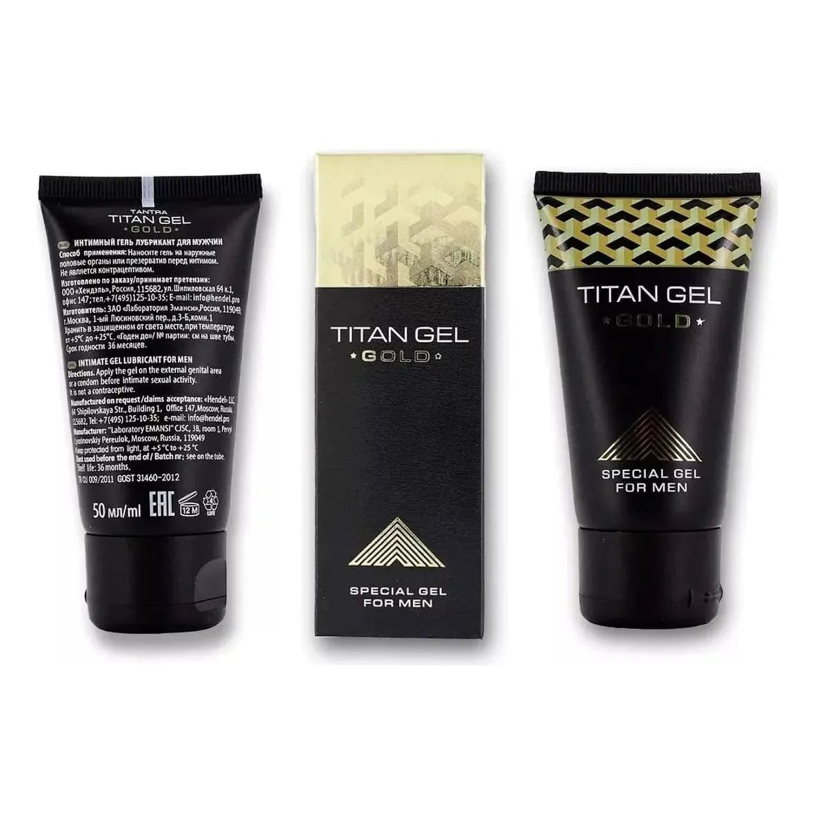 Titan Gel Gold Special Gel For Men 50 Ml - Hi Vitamins