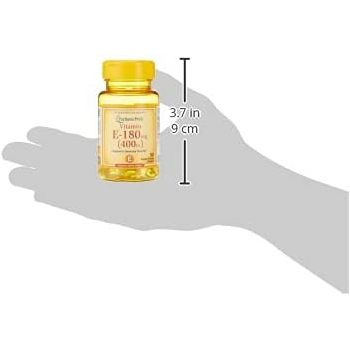 Puritans Pride Vitamina E - 180 Mg (400 IU) 50 Softgels - Hi Vitamins
