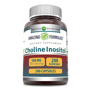 Amazing Nutrition ® Choline Inositol 500mg 200 Capsules