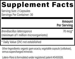 Global Health LATERO FLORA 60 Capsules