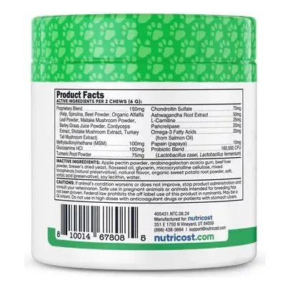 Nutricost Pet Multi - Functional 60 Chewables - Hi Vitamins