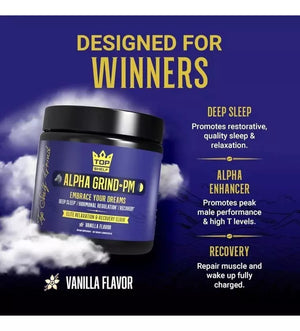 TOP SHELF ALPHA GRIND PM VAINILLA FLAVOR 114G