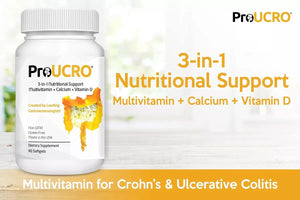 PROUCRO 3-IN-1 MULTIVITAMMIN + CALCIUM + VITAMIN D 90 SOFTGELS