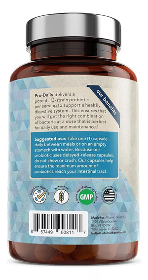 Vitamin Bounty Pro Daily 13 Probiotic Strains 30 Cáps