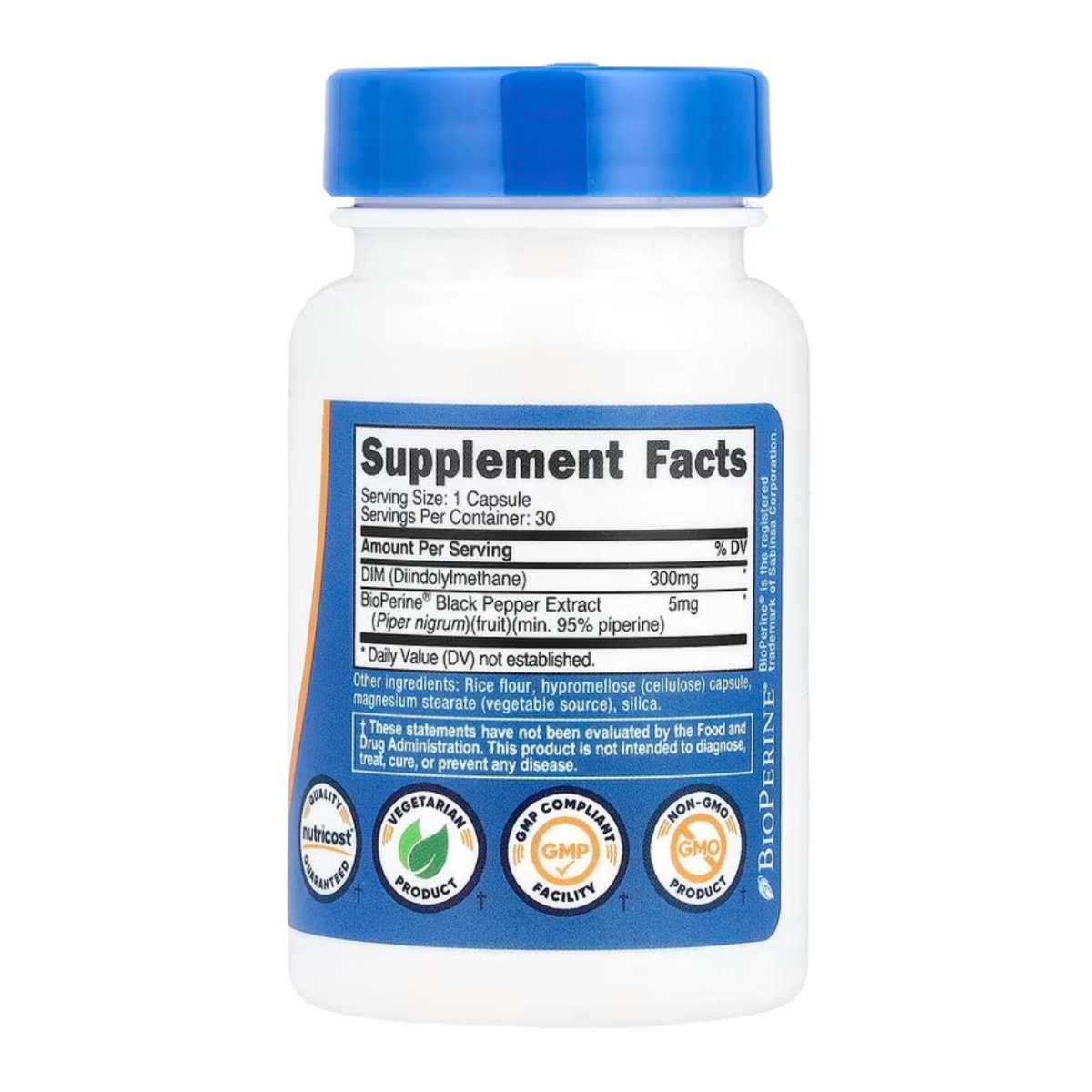 Nutricost DIM 300 Mg 30 Cápsulas - Hi Vitamins