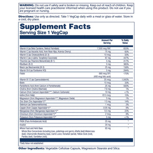 SOLARAY HIGH ENERGY MULTIVITAMIN 120 CAPSULES