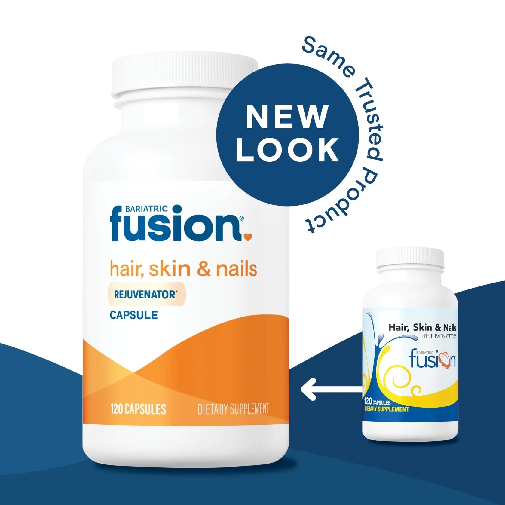 Bariatric Fusion® Rejuvenecimiento Hair Skin & Nails 120 Cápsulas - Hi Vitamins