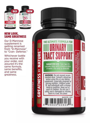 ZHOU CRAN-DEFENSE  TRIPLE ACTION URINARY TRACT FORMULA  60 CAPSULES