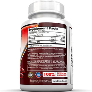 BRI NUTRITION ENHANCED COQSOL-10 60 SOFTGELS