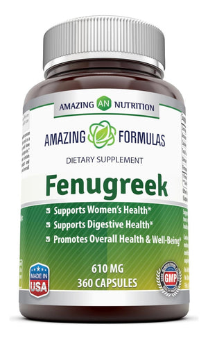 AMAZING FORMULAS FENUGREEK 610 MG 360 CAPSULES