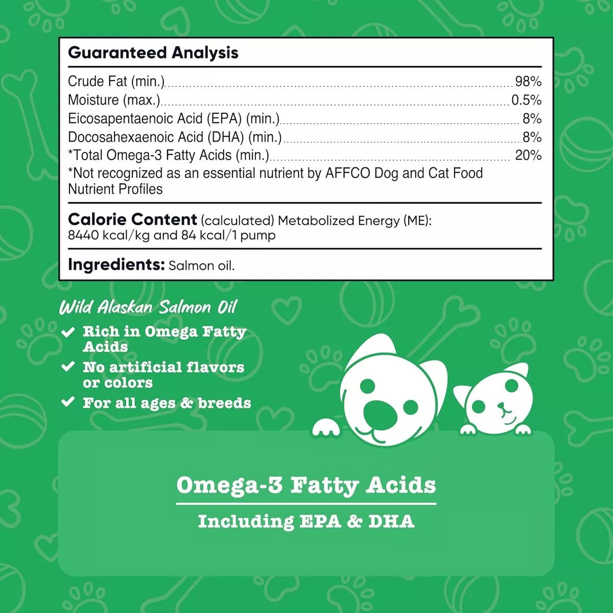 Nutricost Pet Aceite Puro De SalmóN De Alaska 946ml - Hi Vitamins