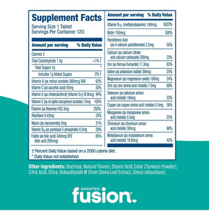 BARIATRIC FUSION® MULTIVITAMIN TROPICAL 120 TABLETS