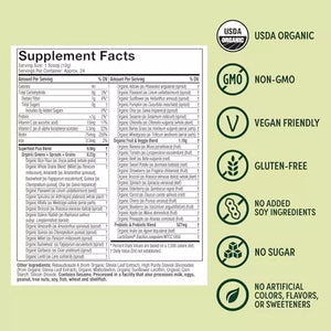 PURELY INSPIRED ORGANIC GREENS SUPERFOODS 244G