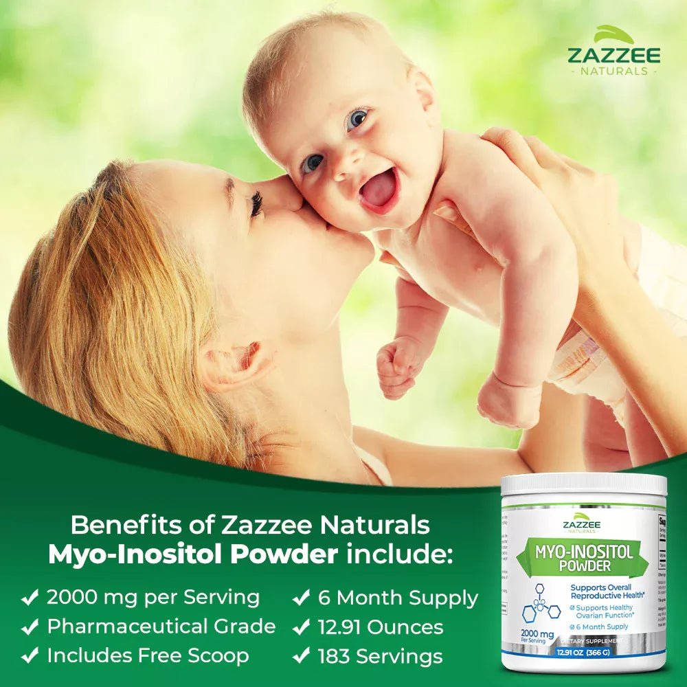 Zazzee Naturals Myo Inositol Powder 366 G - Hi Vitamins