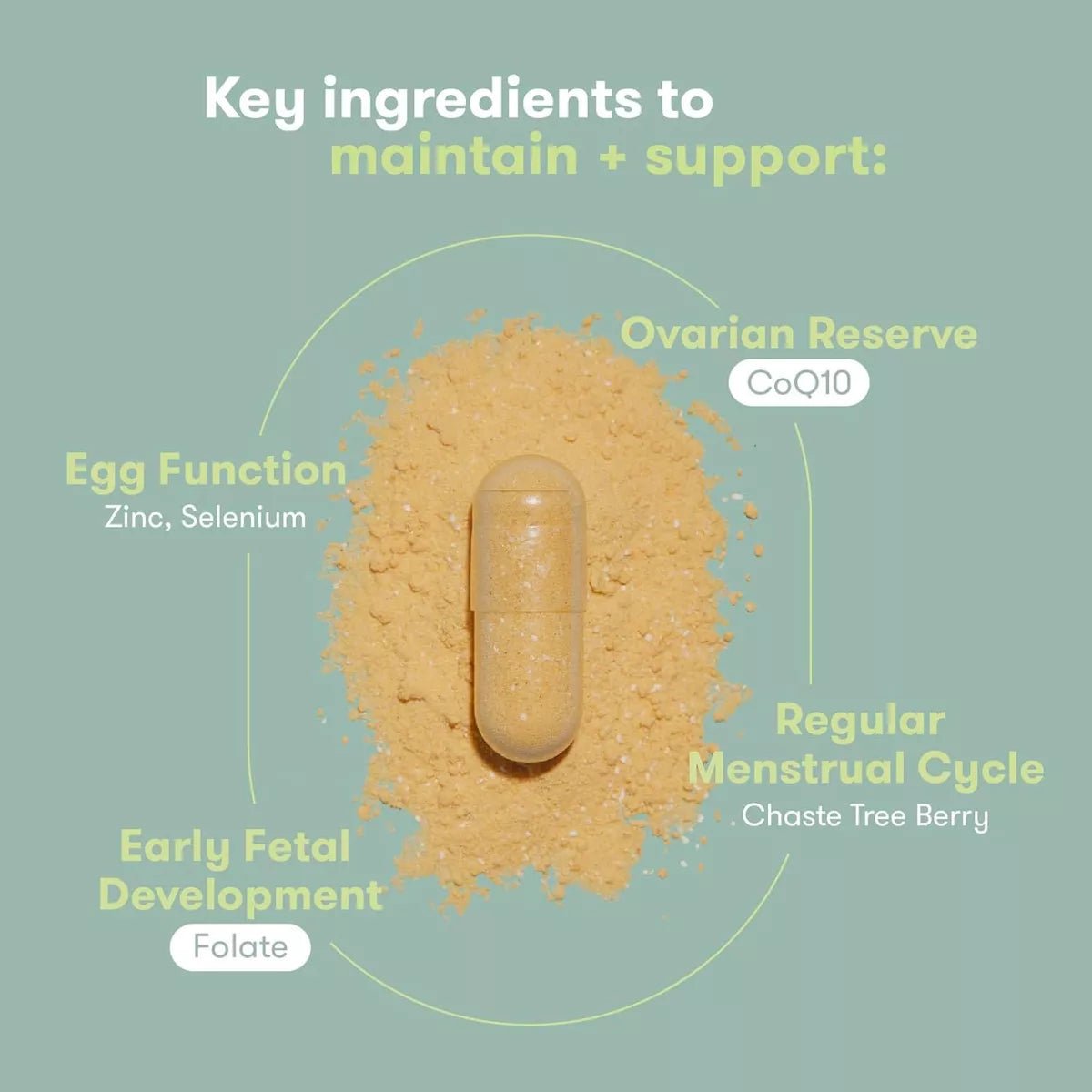 Frida Fertility Pre - Conception (Femenino) 60 Cápsulas - Hi Vitamins