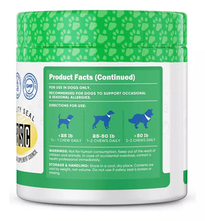 NUTRICOST PET SEASONAL ALLERGY 60 CHEWABLES