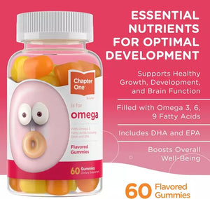 ZAHLER CHAPTER ONE OMEGA 3 60 GUMMIES