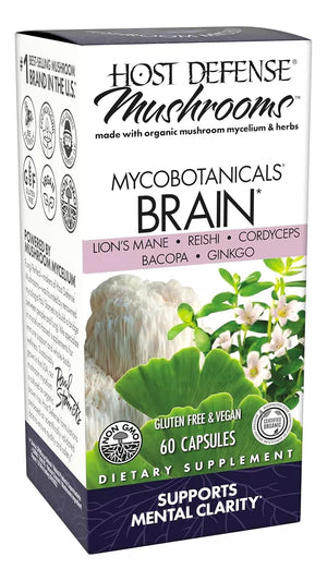 HOST DEFENSE MYCO BOTANICALS BRAIN 60 CAPSULES