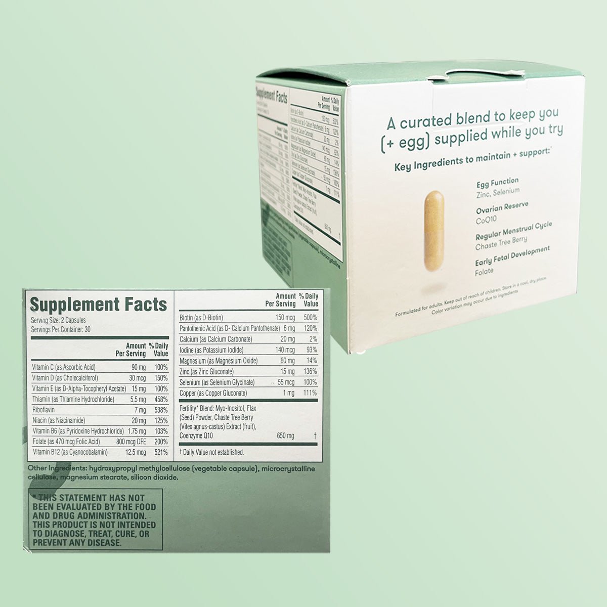 Frida Fertility Pre - Conception (Femenino) 60 Cápsulas - Hi Vitamins