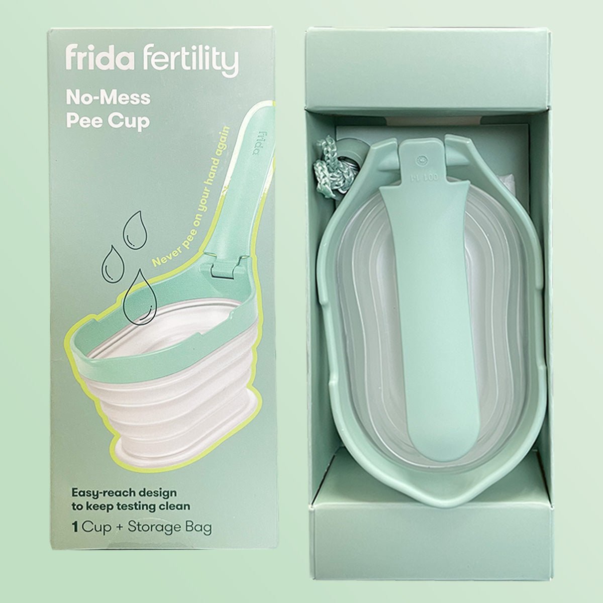 Frida Fertility No - Mess Pee Cup (1 Pee Cup + Storage Bag) - Hi Vitamins