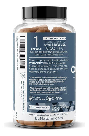 EU NATURAL CONCEPTION FOR HIM 60 CAPSULES